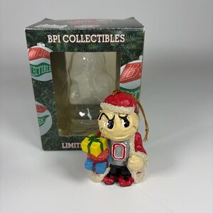 BPI Collectibles Limited Ed Ohio State Brutus Buckeye Christmas Ornament #010